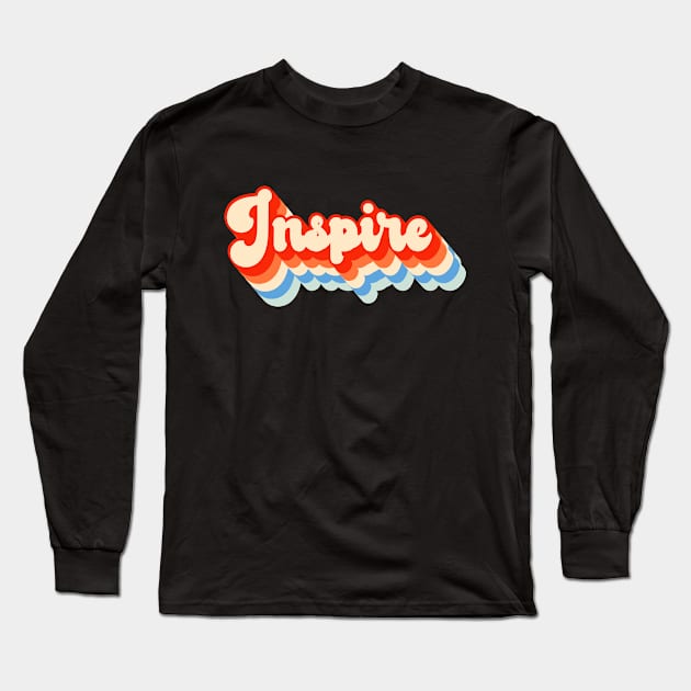 inspire vintage retro Long Sleeve T-Shirt by FIFTY CLOTH